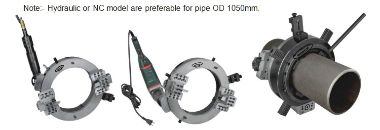 Pipe Cutting & Beveling Machine